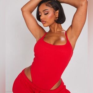 Red bodysuit